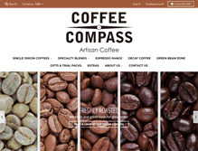 Tablet Screenshot of coffeecompass.co.uk